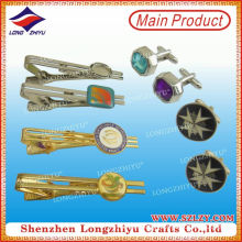 Professional Factory Made Wholesale Metal Tie Pin Set Cufflinks